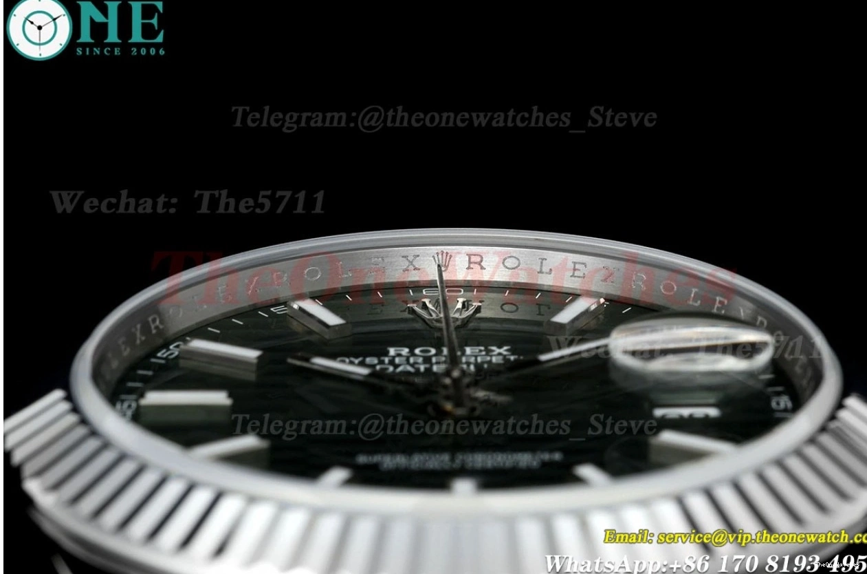 41mm SS 126334 Datejust JQF Dial VR3235 SS Green Jub Textured 0322